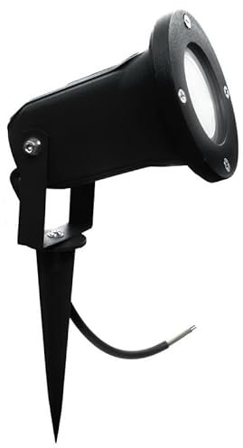 Planetitaly Luce per Sentiero con Picchetto, GU10 10W Faretto da Giardino Proiettore LED Spot Impermeabili IP65, 854 lumen Faretto LED da Giardino Bianco Caldo 3000K per Prato Cortile Esterno