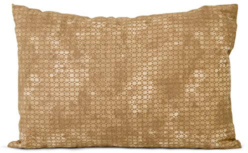 GIRAFFENLAND Lavendelkissen 30x20cm, Batik Gold + Bio Inlett Natur - Bio-Lavendelblüten - Duftkissen Kräuterkissen