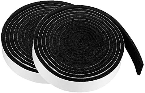 BBQ Gasket Tape Smoke Seal Strip,2 Roll 8.2FT Smoker Tape High Temp Grill Self Stick Leak Proof Gasket,Oven Door Sealing Strip Heat Resistant Smoke Keeping