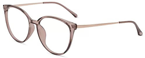 Firmoo Blaulichtfilter Brille Game Computer Anti Blaulicht Brille Schutzbrille ohne Sehstärke Damen (Lila)