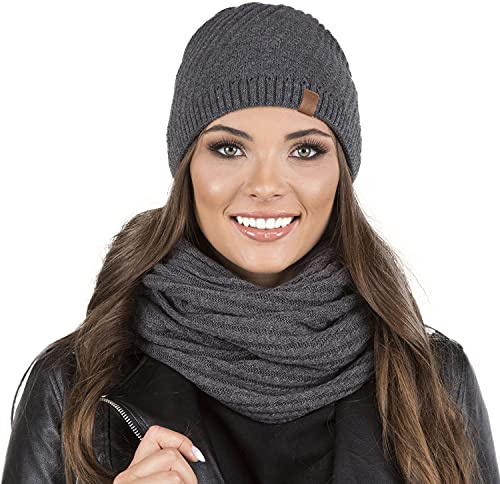 VIVISENCE Winter Mütze Für Damen Beanie Mit Verlängertem Schnitt Aus Wärmendem Garn Herbst Gemütlich Ideal Für Kalte Wintertage Und Outdoor-Aktivitäten Modell 7017