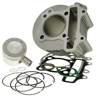 2EXTREME Zylinder 125ccm China GY6 kompatibel mit Benzhou, Znen, Explorer | STANDARD-Zylinderkit mit Dichtungen, 4-Takt, Motorcodes 152QMI/157QMJ, Kolbenbolzen 15 mm; kompatibel mit REX Imola 125 4T AC
