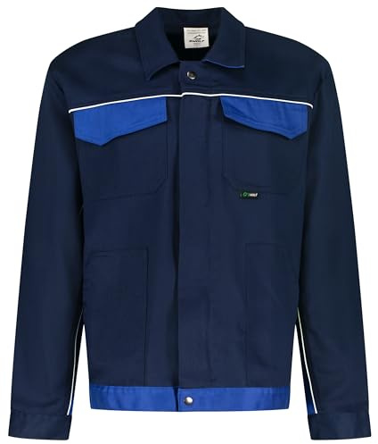 BWOLF ARES arbetsjacka för män 100 % bomull, blå, 4XL