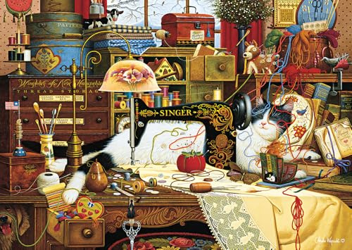 Schmidt 59993 Maggie die Chaotin Puzzle, 1000 Teile | Charles Wysocki