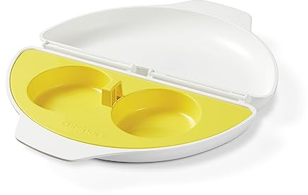Cuisinart Cuiseur à œufs pour micro-ondes, taille unique, jaune