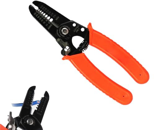 Wire Stripper Electrical, Cable Cutters, Cable Stripper Tool, Steel Return Spring, Cable Stripper for Cutting Soft Copper or Electrical Cable