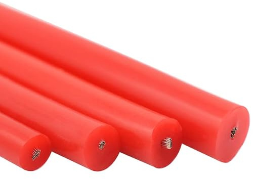 Cable de silicona flexible de alta tensión cc, 5/10/15/20/25/30/40KV 20/18/17/15/13AWG, 1 metro, resistencia al calor y a las averías (color: rojo, tamaño: 5KV 1METER_15 AWG 1,5 mm)