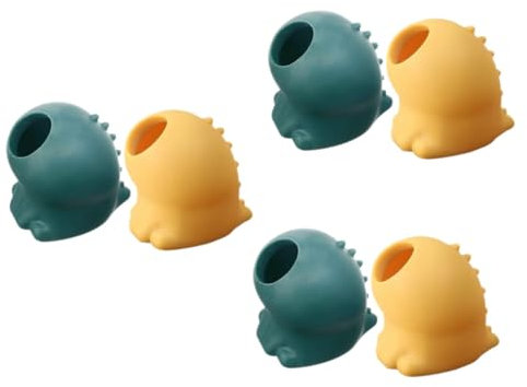Alipis 6stücke Silikon Eiertrenngerät Praktischer Eigelbseparator Aus Lebensmittelechtem Silikon Für Einfaches Trennen Von Eiweiß Und Eigelb Für Küche Und Backen