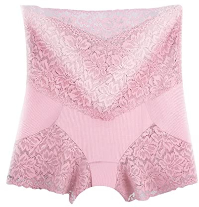 Shaping Unterwäsche Shapewear Bauchweg Leicht Unterhosen Atmungsaktiv Elegant Leichte Baumwolle Sommer Shapebody Bauchwegslip Shape Miederhose Rosa,L Damen