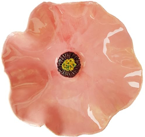 Generisch Insektentränke Keramik Blüte rosa (10-11 cm)