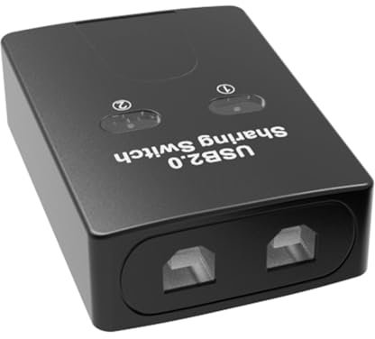 USB Printer Sharing Device 2 Input 1 Output Printer Manual Sharing Device 2 Port KVM Switching Splitter Hub Converter