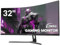 CRUA 32 Zoll Curved Ultrawide Gaming Monitor, 2K QHD(2560x1440), 280Hz,1ms, 1500R, VA, HDR 10, 2xHDMI (200Hz or 240Hz), DP (280Hz), AdaptiveSync, DCI-P3 90%, SRGB100%, VESA 75x75mm, Augenpflege