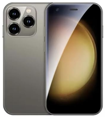 3.0 Inch Mini Android 8.1 Smartphone, 3.0 Inch Display, 2GB RAM, 16GB ROM, Dual SIM, Play Store (Grey)