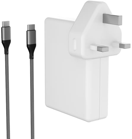PowerPortnerLink 140W USB C AC Power Adapter Kompatibel mit MacBook Pro 16 14 15 13 inch Mac Book Air 15 13 iPad Pro (2025 2024 2023 2022 2020 M1 M2 M3 M4) Laptop Include USBC to USB C Kabel