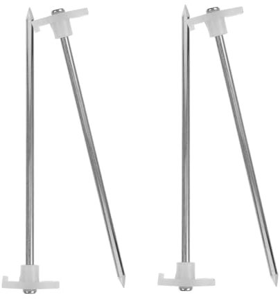 Toddmomy 4stücke Zeltheringe Aus Metall Für Camping Und Garten Robuste Heringe Zum Befestigen Von Zelten Vordächern Und Planen Wiederverwendbare Zeltstifte