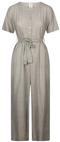 Trespass Womens Jumpsuit Ariya Sage Mist Stripe in Size - 12