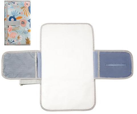 Tragbare Wickelunterlage, wasserdicht und wiederverwendbar, Zubehör für Kinderwagen, Reisen, Kindergarten, Krankenhaus, Flugzeug, Camping, Kinder, Neugeborene, Mütter, Eltern, Pflege und Hygiene