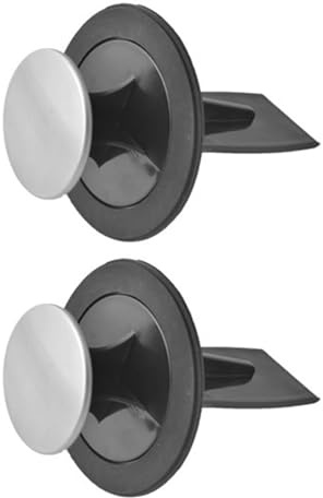 TOVINANNA Lot de 2 Bouchons pour Broyeur D’Évier 78-80 MM en Acier Inoxydable Protection Anti-Éclaboussures Insert de Vidange Multifonction pour Évier Cuisine Accessoire Hygiène et