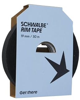 Schwalbe Klebefelgenband 50 Meter Rolle Klebefelgenband, Black, 50 m