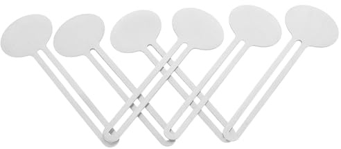 NOLITOY Lot de 6 Presse-tubes en Métal 9x2,5 Cm, Distributeur de Dentifrice, Colle et Crèmes, Outil Polyvalent Anti-gaspillage pour Usage Quotidien, Presseur Tubes Cosmétique et Colle