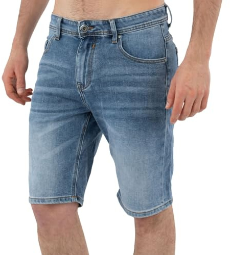 TONY BACKER - Pantaloncini Jeans Uomo, Jeans Corti Estivi, Stile Casual, Urban, Classic, Shorts Denim, Bermuda Uomo Blu, Taglia da 44 a 54 Art. YG6045