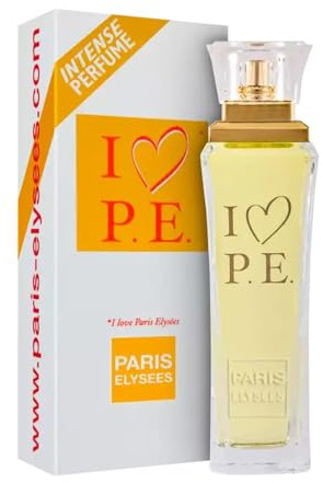 PARIS ELYSEES - I love PE - Eau de Parfum femme - Fruitée et Florale - Notes d’Orange et Mandarine - Vaporisateur parfum - 100ML