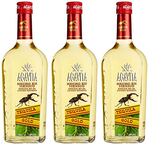 3 x Agavita Tequila Gold 0,7L (38% Vol.)