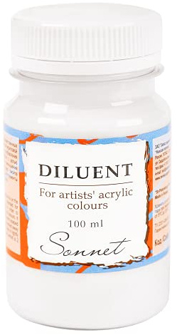 Sonnet - Disolvente Acrílico - Para Pintura Acrílica de 100 ml - Fabricado por Nevskaya Palitra