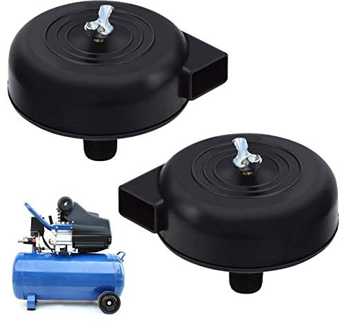 2pcs Marmitta per Compressore D'aria Silenziatore del Filtro del Compressore D'aria Filtro di Scarico Del Silenziatore per Compressore D'aria Marmitta Compressore Filtro di Scarico in Plastica 16mm