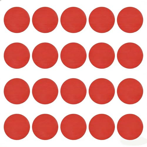 APOMOONS Doppelseitiges Klebeband VHB,20 Stück Rund doppelseitig Klebeband Klebepads,wasser- und hochtemperaturbeständig, für Auto, Haus und Büro Nummernschildhalterung für Auto (1.2mm x 30mm)