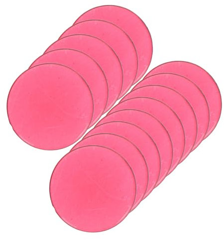 JOINPAYA 100st Bingo-chips Zähler Für Spiele Mathezähler Für Kinder Chips Für Kartenspiele Spielabendmarken Gruppenspielchips Spielwährung Bingo-spieldisketten Klare Pokerchips Rot Acryl