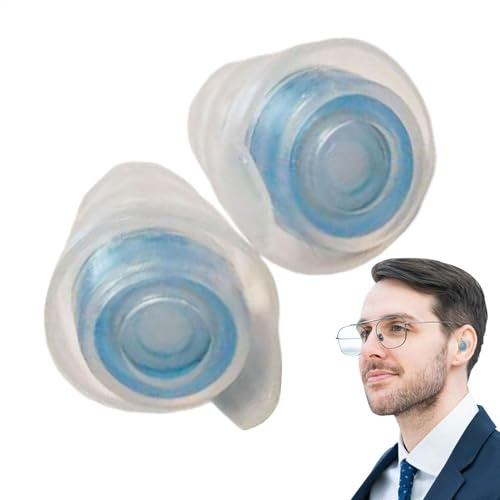 Konzert-Ohrstöpsel – Musiker-Ohrstöpsel zur Geräuschreduzierung – 23 dB Schutz, Ohrstöpsel für Konzerte, Schlagzeuger, Musiker, Motorräder, Geräuschempfindlichkeit, blau, Refer to description