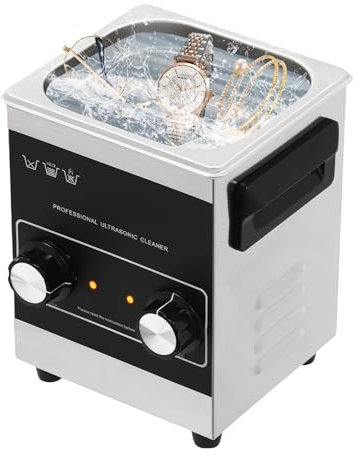 2L Ultrasonic Cleaning Machine, Digital Ultrasonic Cleaner Professional Ultrasound Cleaner Industrial Ultrasound Cleaning Machine, for Jewelry Watch Ring Coin Diamond Eyeglasses