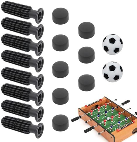 Tischfußball Griff - 32mm Kickergriffe - Tischfußballzubehör - Ersatzteil Griffe für Standard Tischfußball Tische Liebhaber Kinder Verwenden für Outdoor Play
