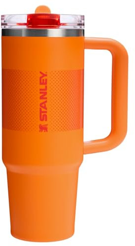 Stanley Quencher ProTour Flip Straw Tumbler with Leakproof Lid 30 oz | Built-In Straw and Handle | Cup Holder Compatible for Travel | Insulated Stainless Steel Cup | BPA-Free | Goldenrod Fade