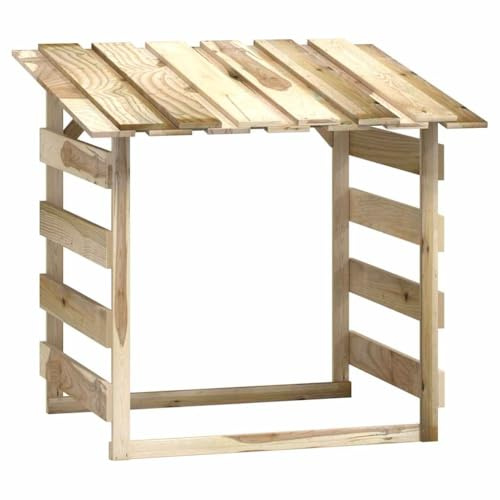 CIOURSTO Pérgolas de Madera de Pino Impregnada con Techos, Puerta de Pérgola de Madera para Exteriores, Jardín, Patio, Terraza, Patio Trasero (100x90x100cm #02)