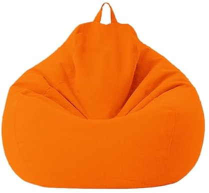 QWWQYDY Funda para Silla De Puf Funda Grande de algodón y Lino for puf, sin Relleno, for Esquina, for sillón Tipo puf(Color13,2.3ft-D70cm-cover)