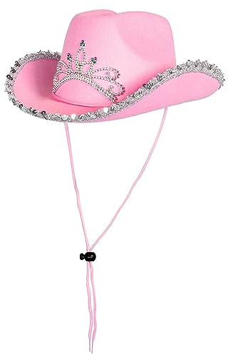 Boland - 04104 - Cappello per bambini Glimmer con diadema, bordi argentati, cordoncino per cappello, carnevale, festa in maschera, Halloween, festa a tema
