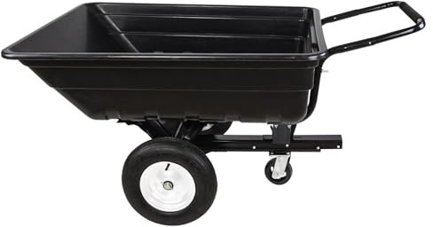 DEMA PVC XXL Schubkarre 220 L – Schubmulde, Bauschubkarre, Gartenschubkarre, 2-Rad, bis 300 kg Tragkraft, robust & langlebig, ideal für Garten, Baustelle, Erde & Transport