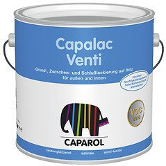 Caparol Capalac Venti 2,5 Liter Weiß - Fensterlack für Holz, Satin Finish