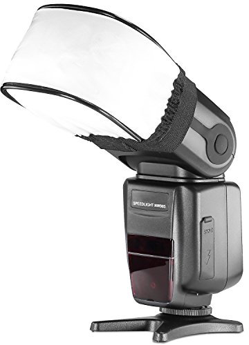 NEEWER Pro Universeller weiche Mini Blitz Bounce Diffusor Kappe, kompatibel mit Canon, Nikon, Godox, Yongnuo, NEEWER TT560 NW550 NW561 NW570 NW580 NW625 NW635 NW-670 750II NW645 NW655 Speedlite Blitze