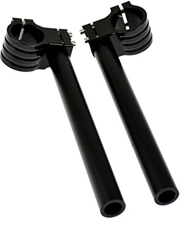 HDBUBALUS Motorcycle 1 Handlebar 39mm CNC Fork Tube Clip on Handle bar Fit for Harley XL Sportster Nightster Iron