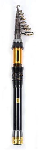 Teleskop Angelrute Mini Tragbare Sea Fishing Carbon Rod Angelrute Keramikdraht Ring (3.0m)