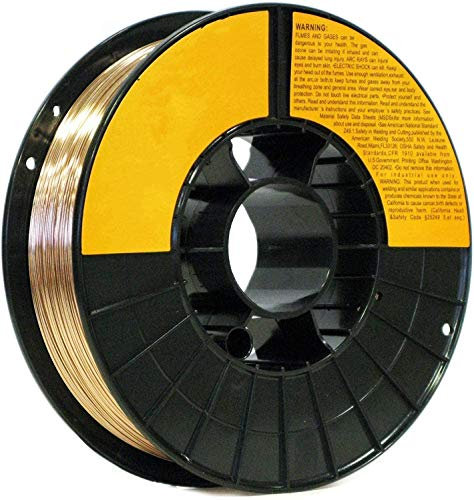 Utoolmart Schweißdrähte, 0,6 mm Durchmesser, 100 g Spule, kupferbeschichteter Karbonstahl, massiver WIG-Schweißdraht, 2 Stück