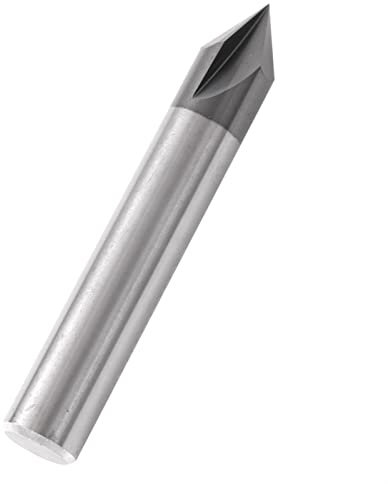 WJYXSH Gerade Nut Fasenfräser CNC-Endmühle 60 90 120 Grad beschichtet 3 Flötenschrägfräser-Fräser-Endmühle-Hartmetall (Dimensions : D3xR60x50L)