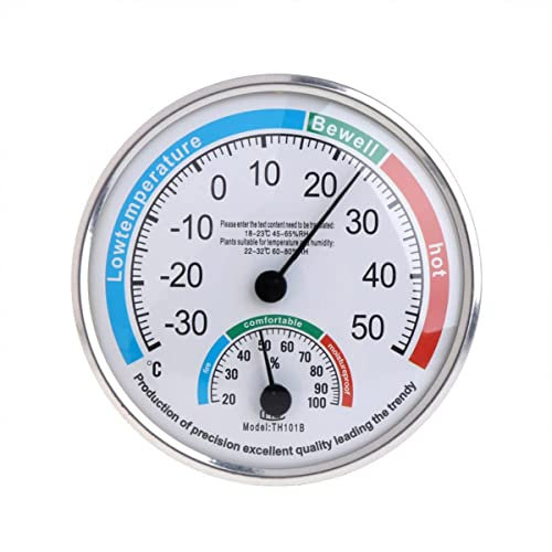 ZYNCUE Thermometer Hygrometer Thermo Analog Luftfeuchtigkeit, Thermo-Hygrometer für Indoor/Outdoor Klima Kontrolle Klima Monitor,2 Stück