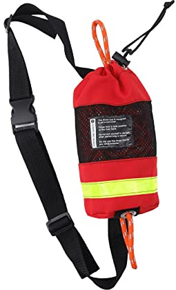 Amagogo Borsa da Lancio Leggera, lanciabile ad Alta visibilità Corda da Lancio Galleggiante per Kayak, Accessori per Rafting per Nuoto