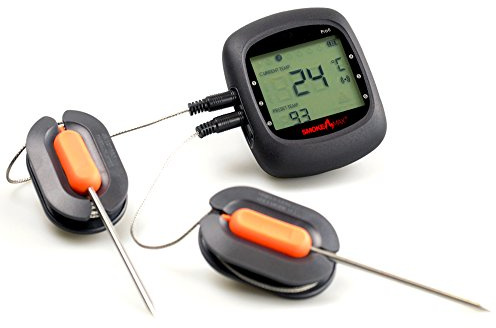 SmokeMax PRO6-6 Channel Wireless BBQ APP Thermometer (SmokeMax PRO6 inkl. 2 Standard-Fühlern)