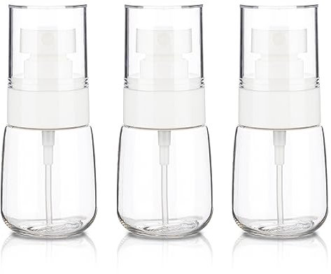 GIVITASOT 3pack Small Spray Bottle, 1oz Mini Spray Bottles, Clear Empty Travel Spray Bottle, Fine Mist Plastic Spray Bottles