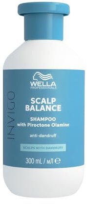 Wella Professionals Invigo Scalp Balance Anti-Dandruff - Gentle Soothing Shampoo - Dry Flaky, Scalp Shampoo For Sensitive Scalps - Fragrance Free (300ml)
